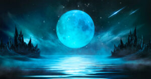 Moon's Influence Illuminating the Night Sky